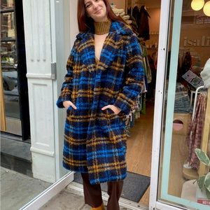 Apparis Tikka Plaid Coat